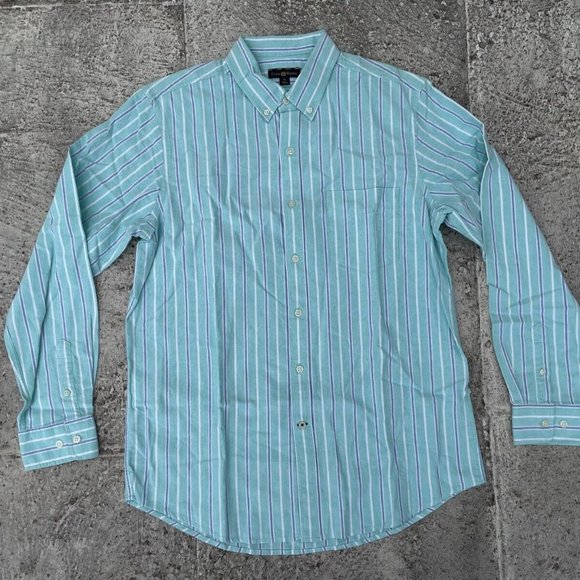 Club Room Other - Club Room Men Shirt Casual Collared Long Sleeve Shirt Size M